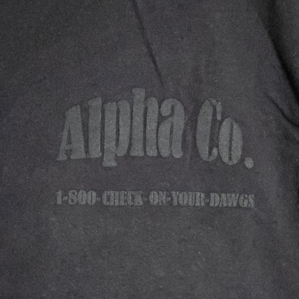 Alpha Co. "CHECK ON YOUR DAWGS" tee